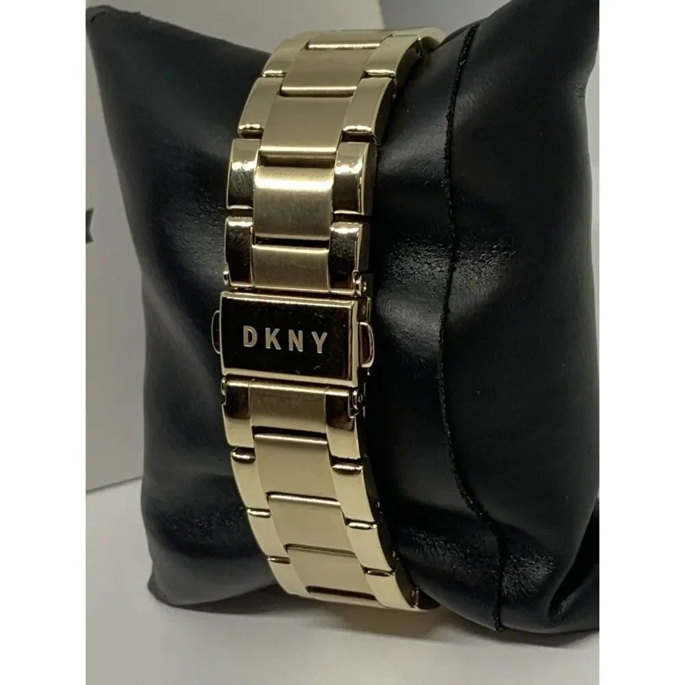 DKNY NY-2343 Ladies Stainless Steel Analog White Dial Quartz Wrist Watch BW135